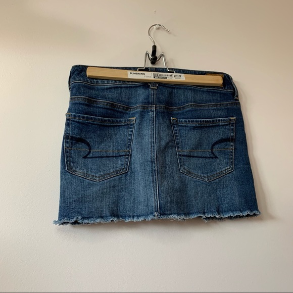 2 for $20 American eagle | denim mini skirt size 4 - Picture 7 of 10